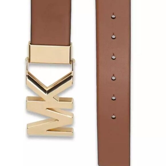Michael Kors Reversible Signature Logo Belt w/MK Plaque main image 5